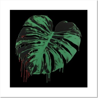 Monstera Leaf Art Posters and Art